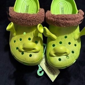 Sold out NWT Adult Shrek Crocks